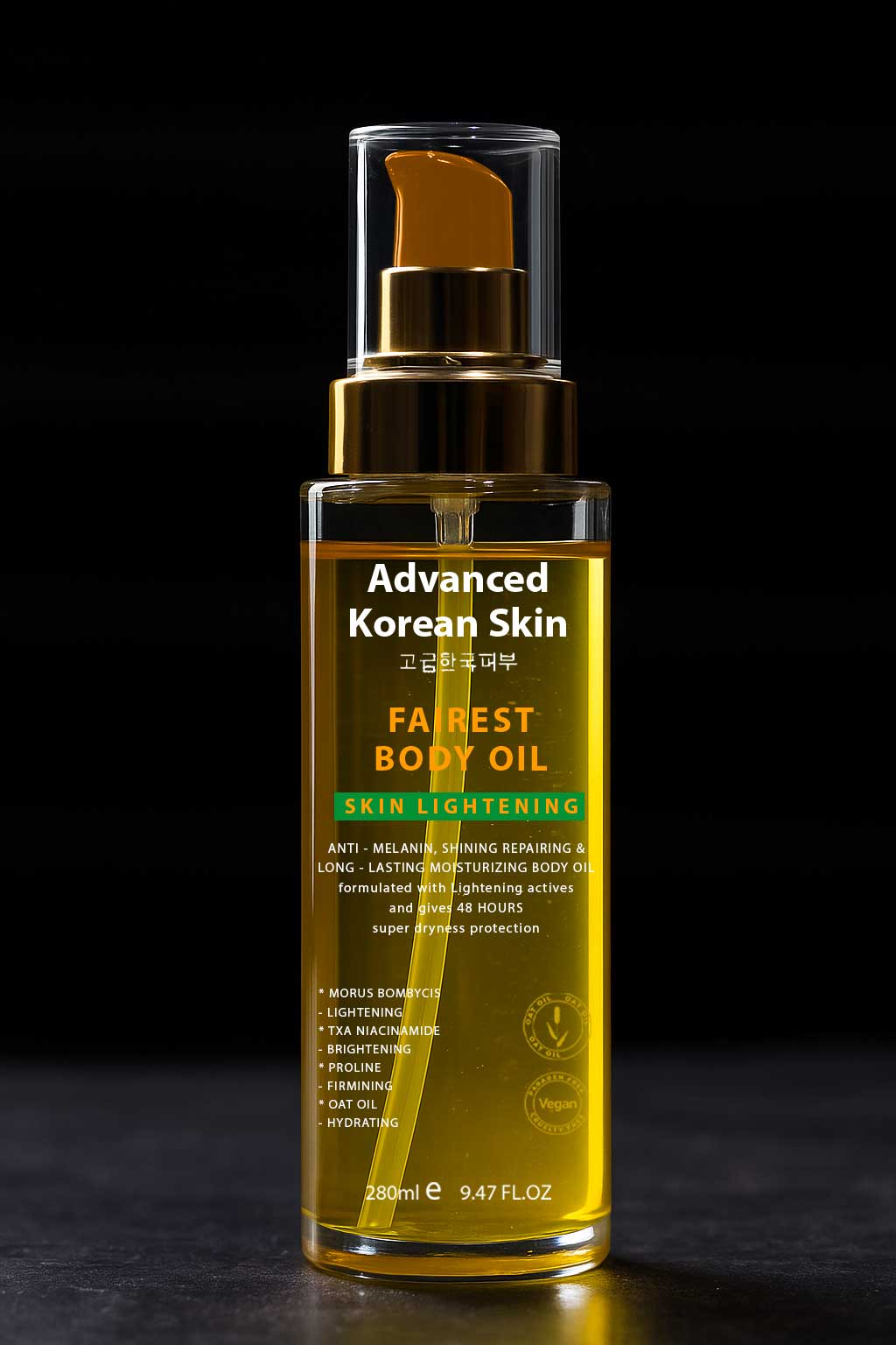 Advanced Korean Skin Fairest Body Oil 250ml
